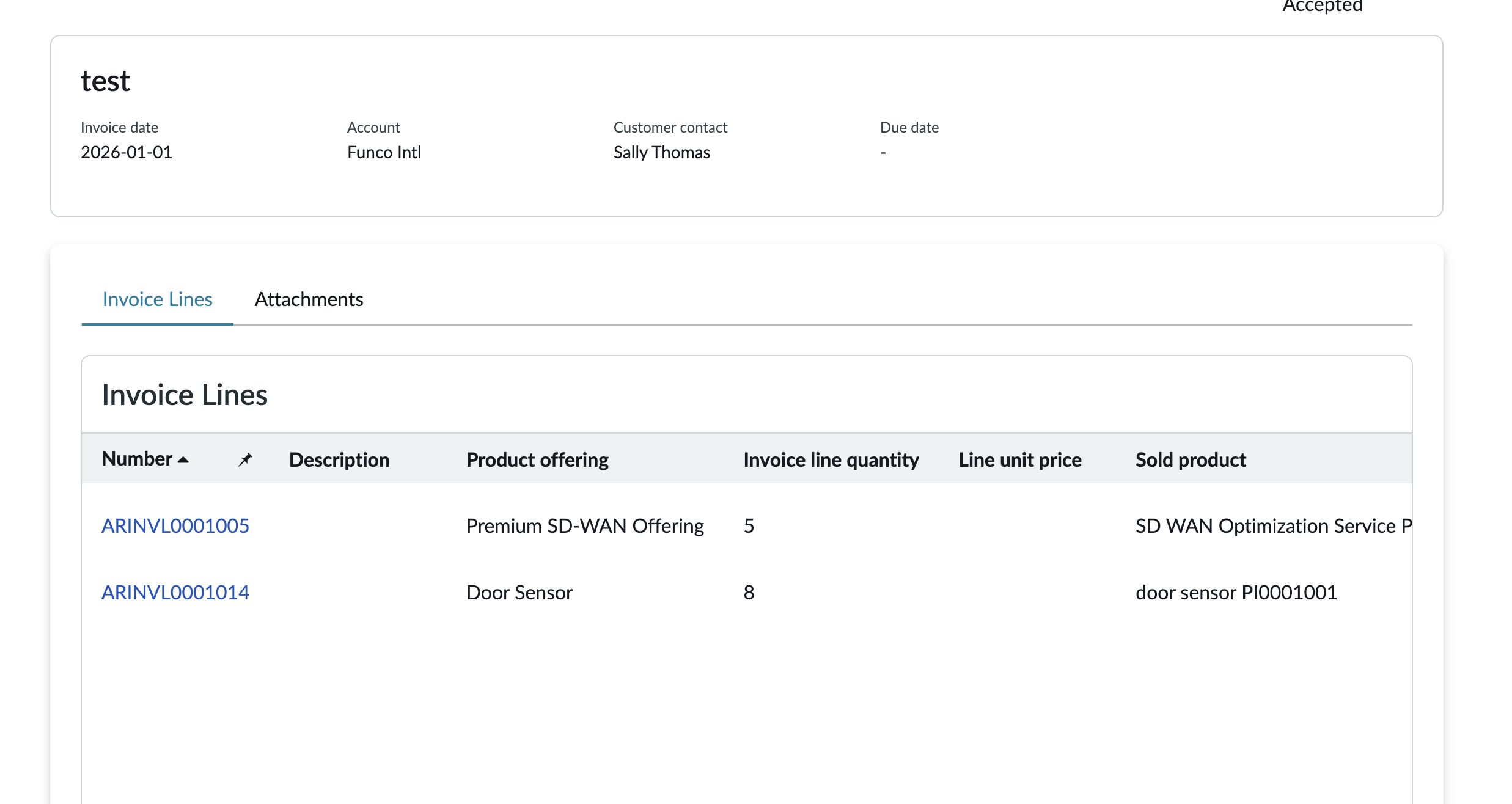 Invoice Self-Service