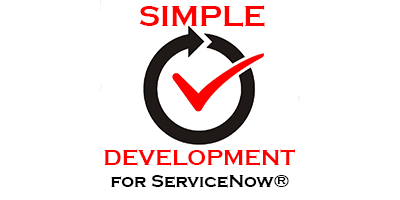 Simple Development for ServiceNow