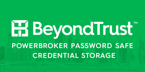 Password Safe External Credential Storage for Discovery