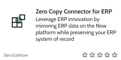 Zero Copy Connector for ERP