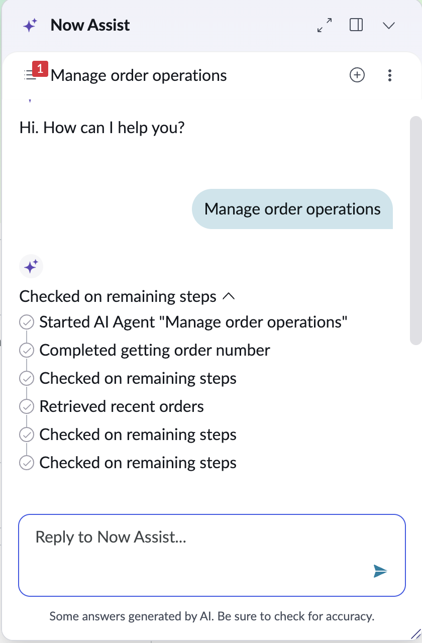 ServiceNow Otto for Order Management