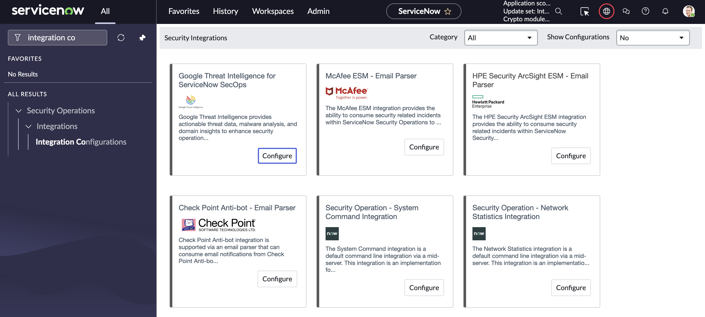 Google Threat Intelligence for SecOps - ServiceNow Store