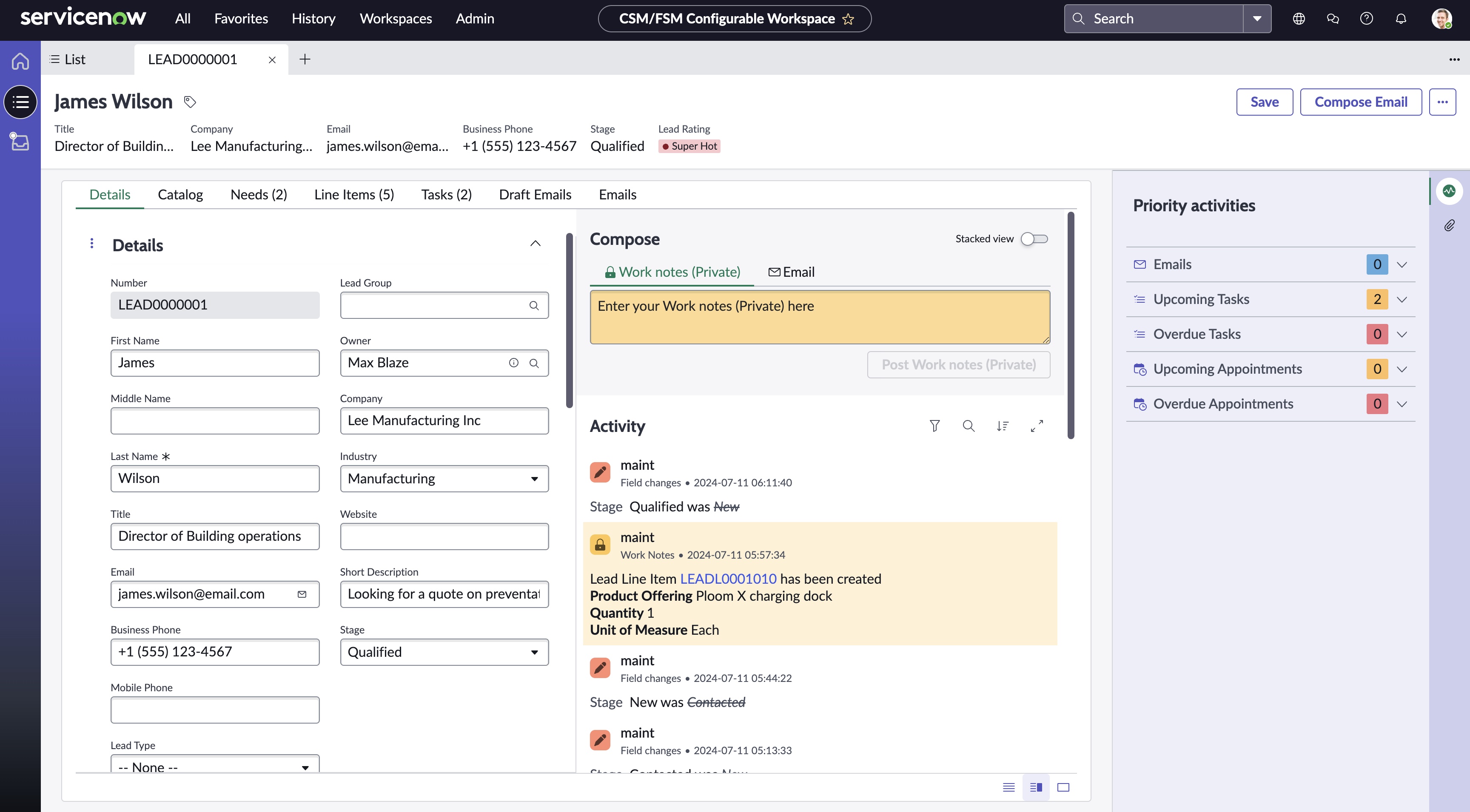 Lead Management Application