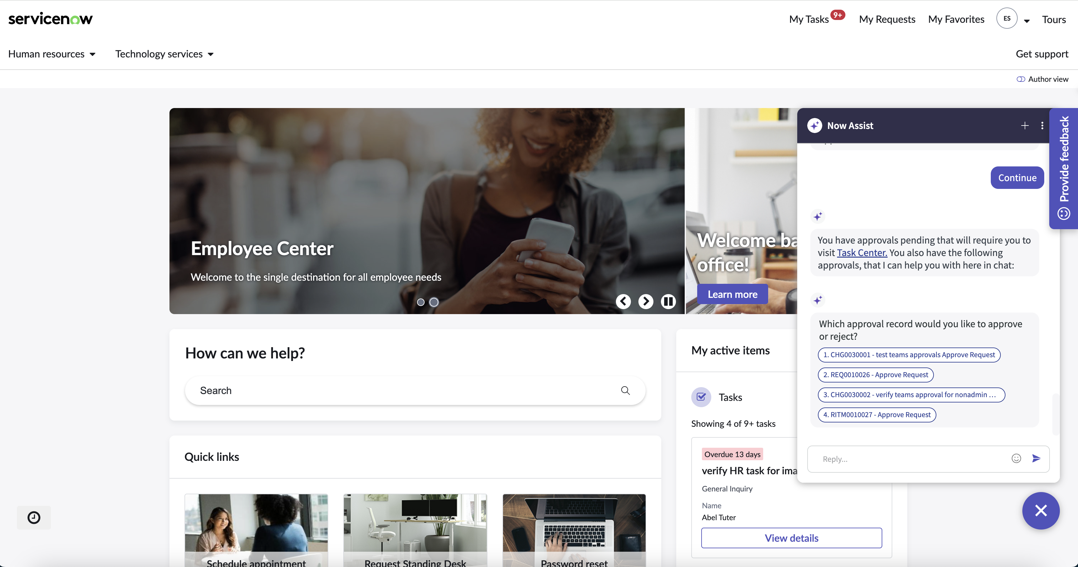 ServiceNow Otto for Employee Experience