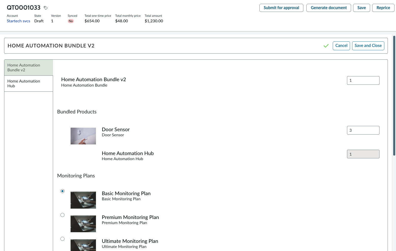 CPQ Configurator