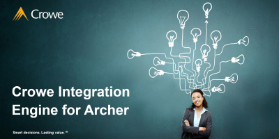 Crowe Integration Engine for Archer