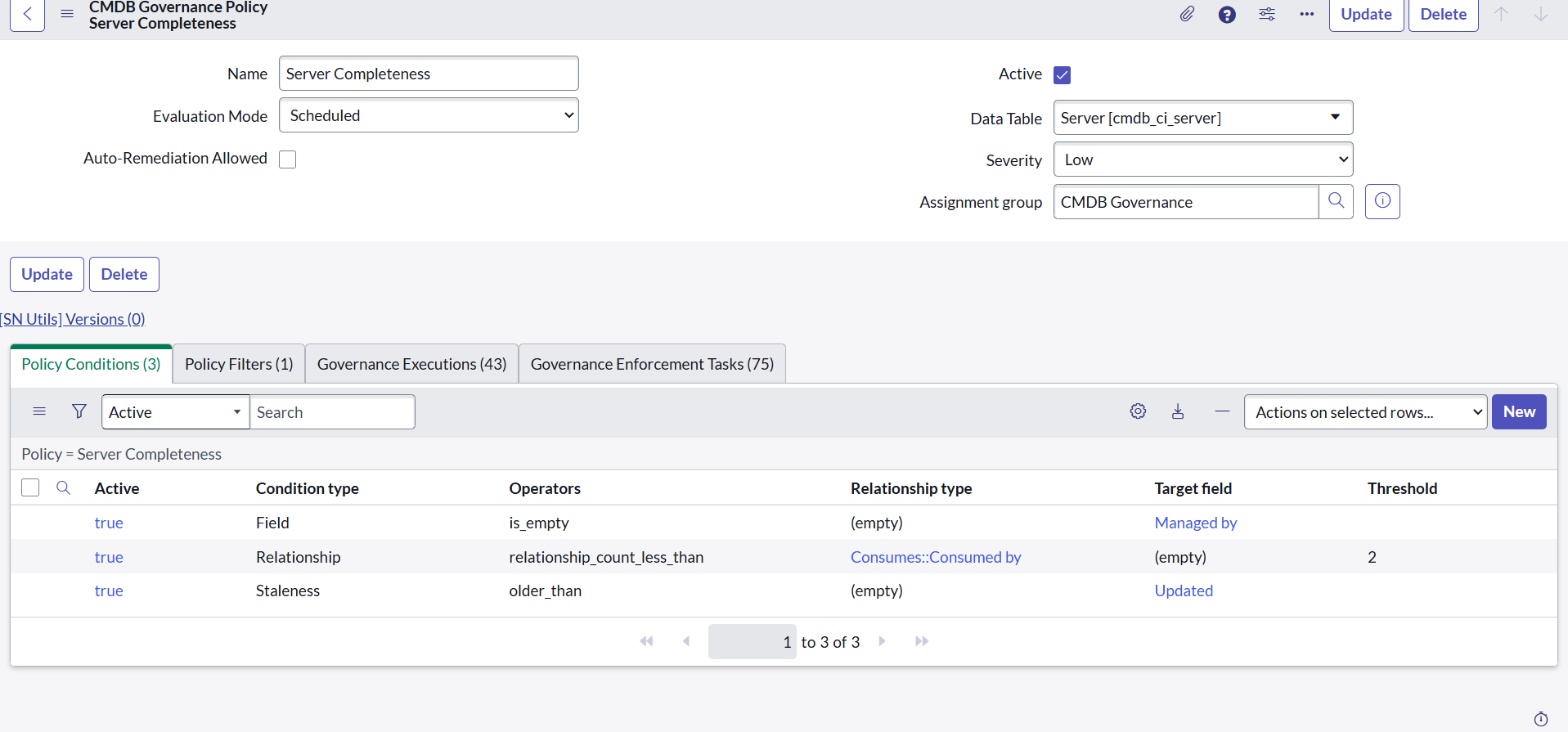 CMDB Governance Hub