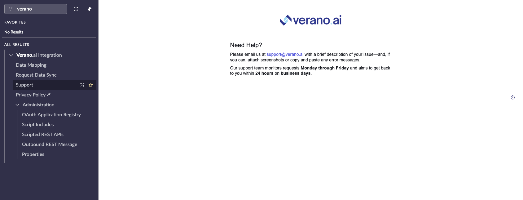 Verano.ai Integration