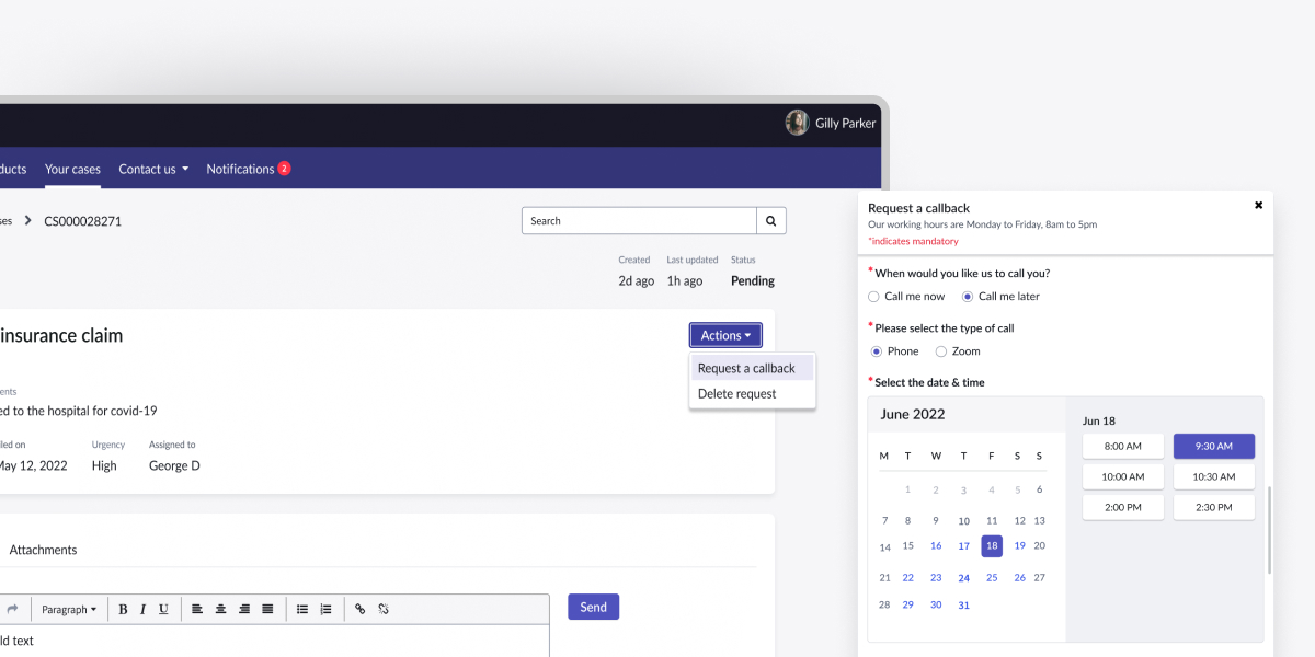 Zoom extension for Omnichannel Callback