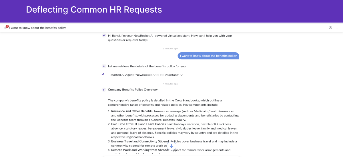 Ariel – HR Service Delivery