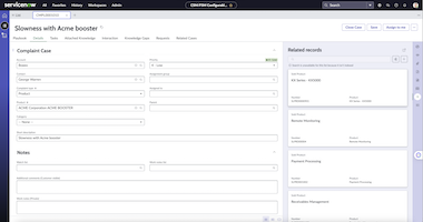 Dynamic Related Records for Configurable Workspace