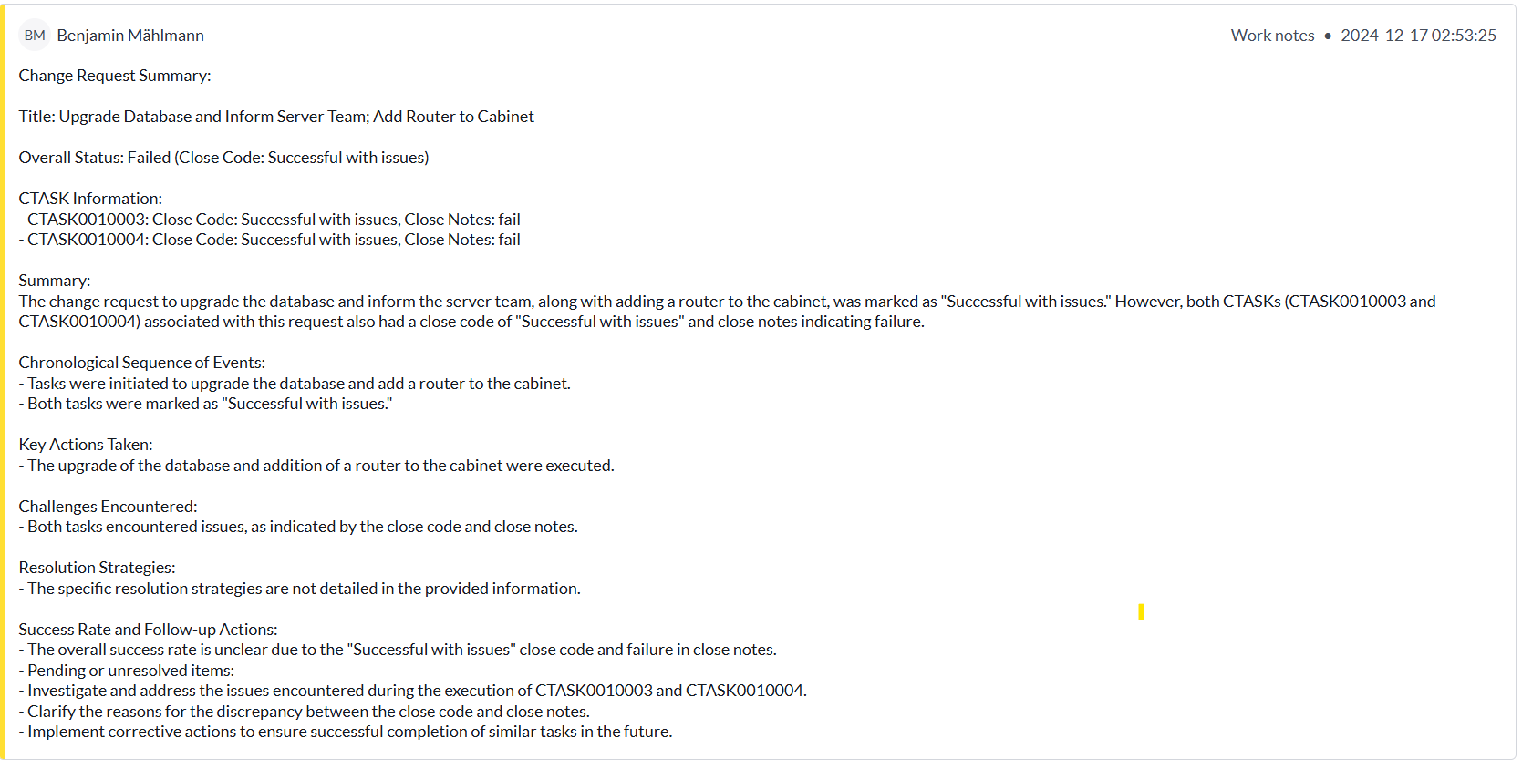 Intelligent Change Management (ICM) - ServiceNow Store