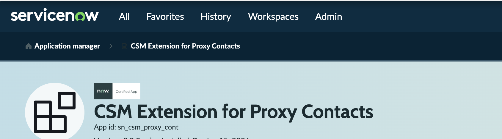 Customer Proxy Contacts