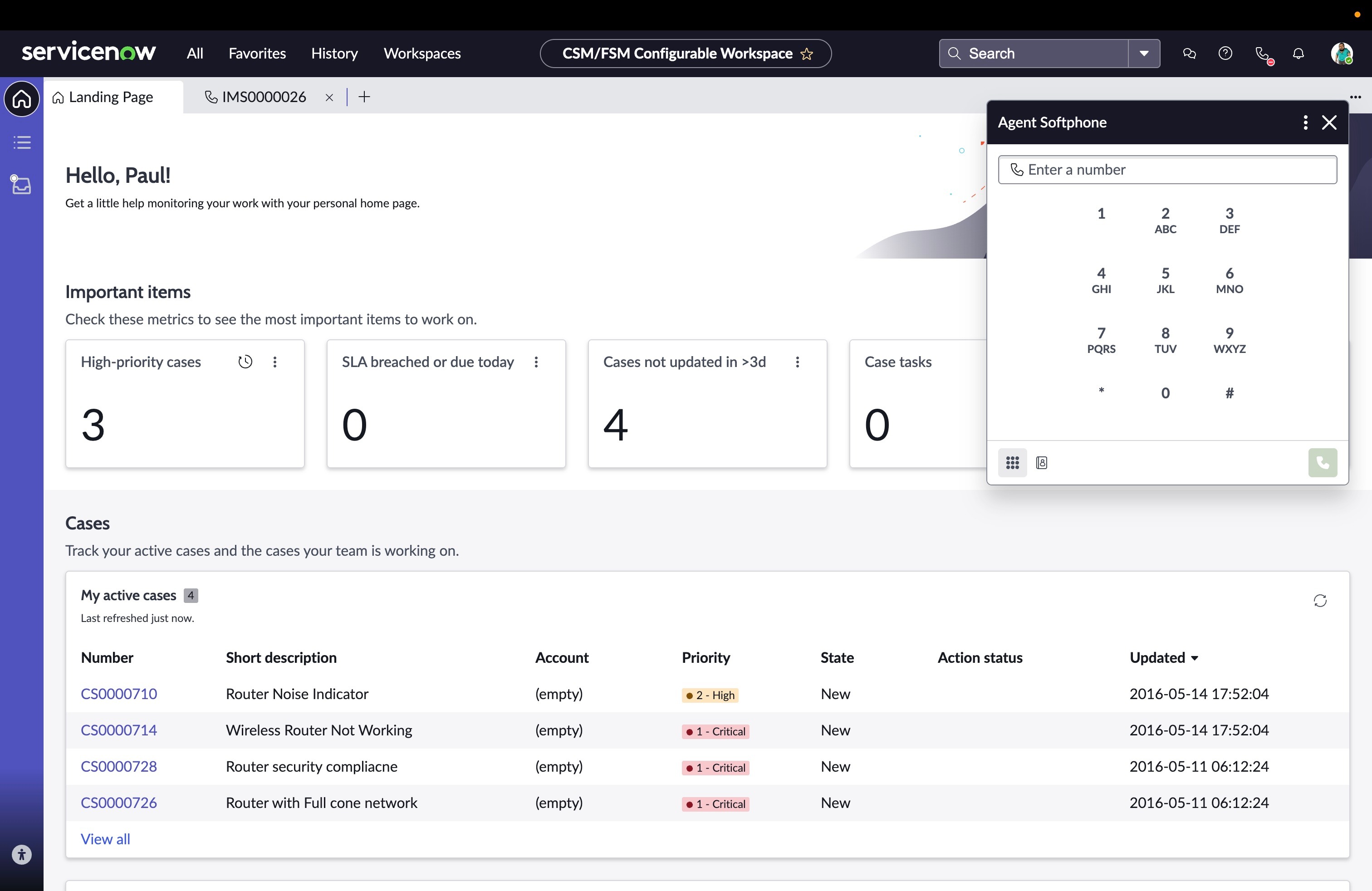 ServiceNow Voice with Amazon Connect