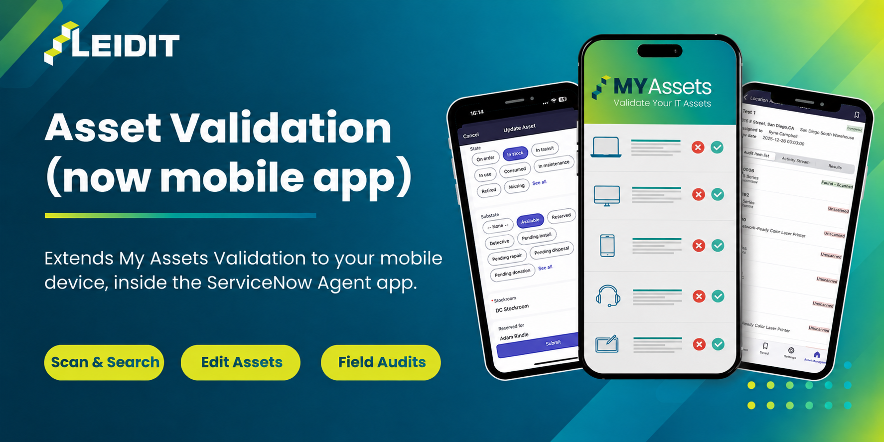 Assets Validation (mobile app)