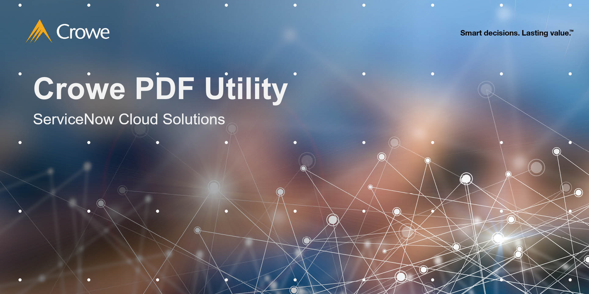 Crowe PDF Utility