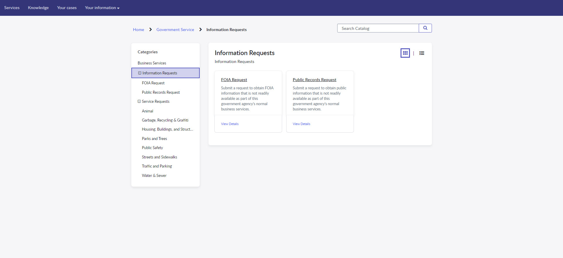 Information Request Playbook