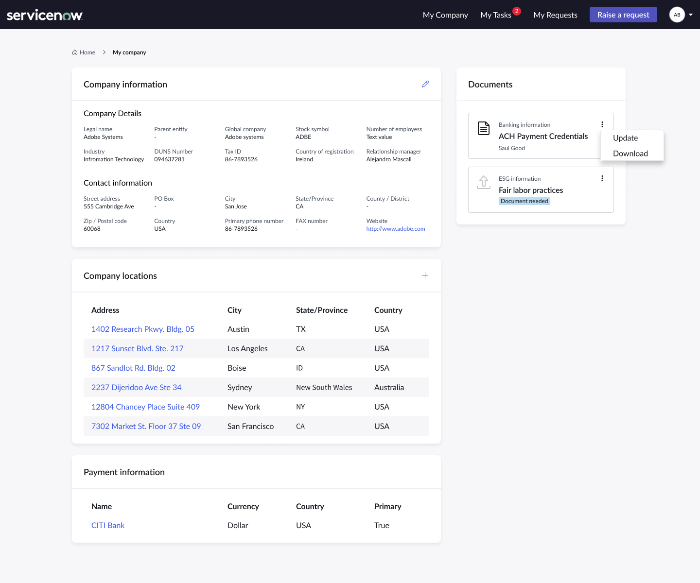 Supplier Common Architecture