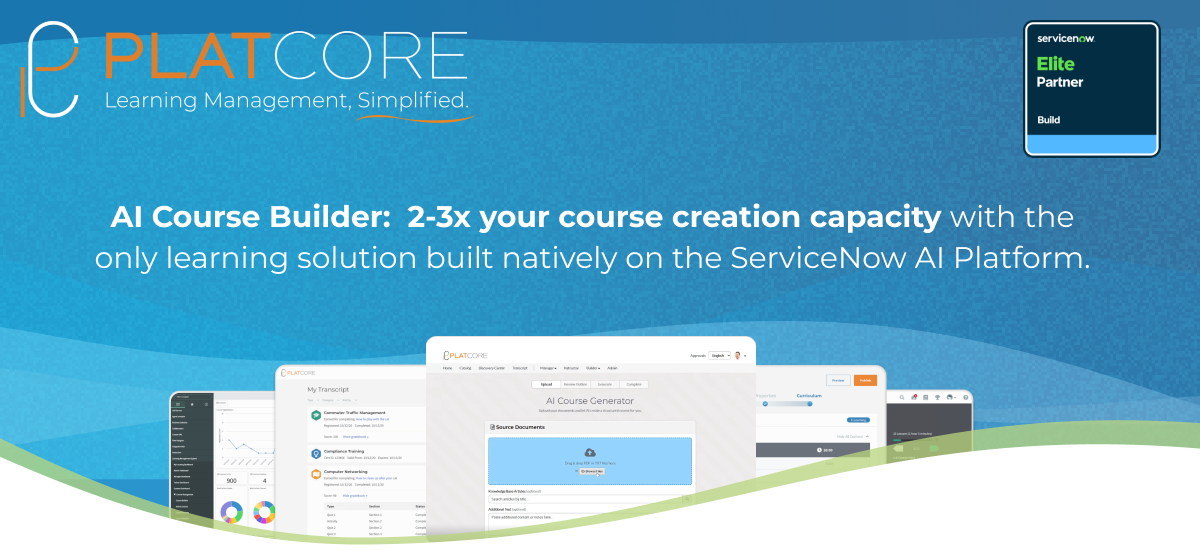 PlatCore LMS AI Course Builder