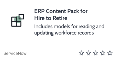 ERP Content Pack for Hire to Retire